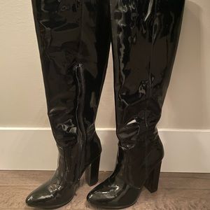 Just Fab Knee High Boots Size 8